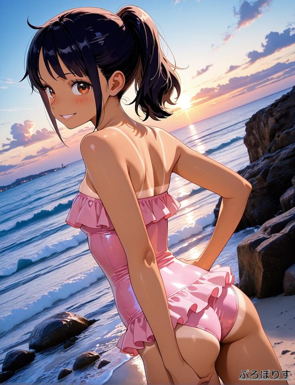 夕暮れ
