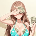 ビキニで大儲けな銭ゲバ娘👙💴🤩 3枚目