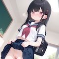 スカートたくし上げ(R18) 5枚目