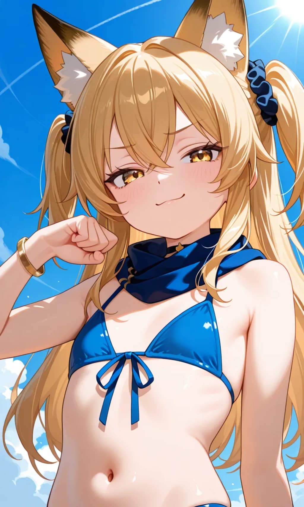 ドヤ！　ミラさんのビキニだよ