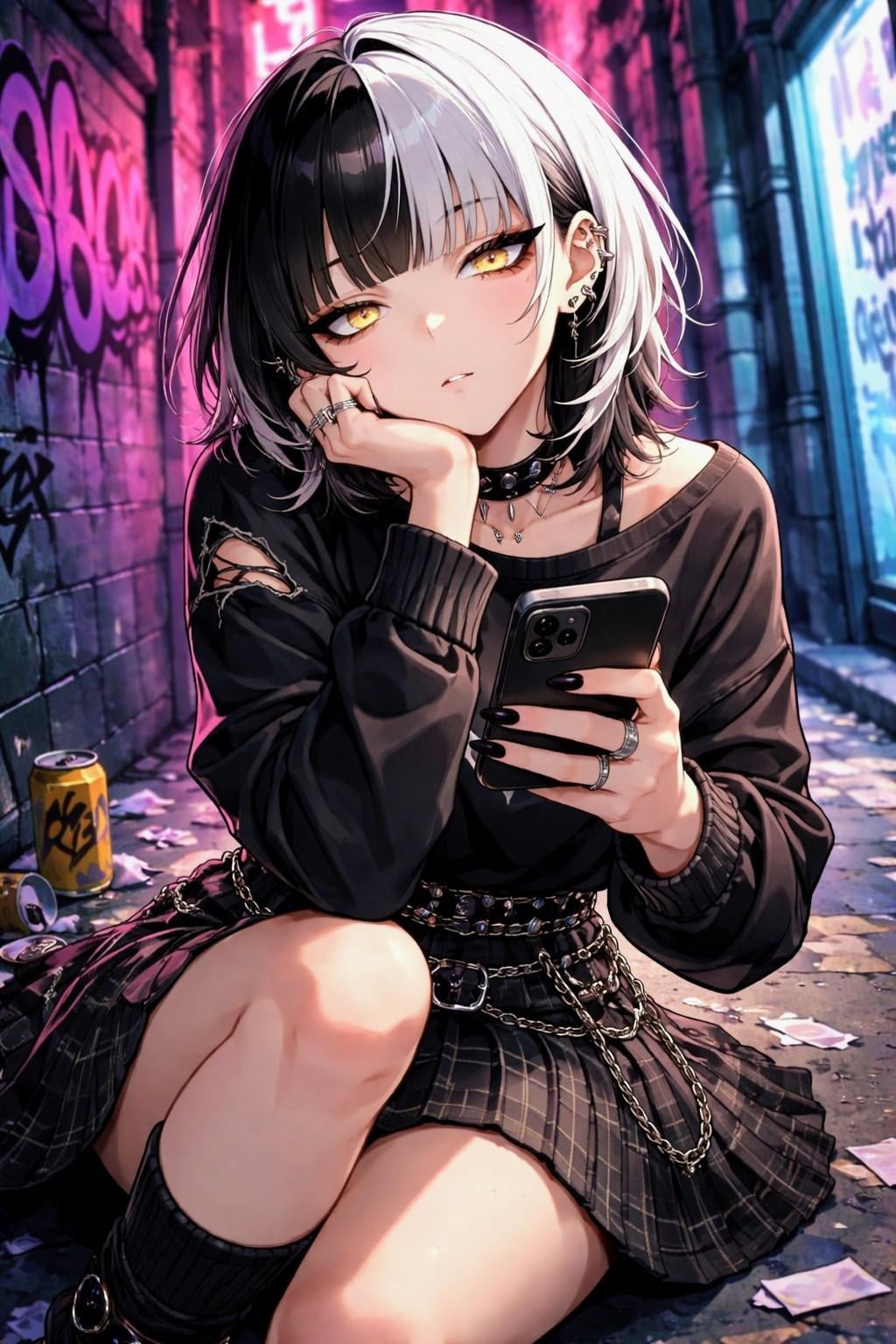 ハイトーンヘアお姉やん03