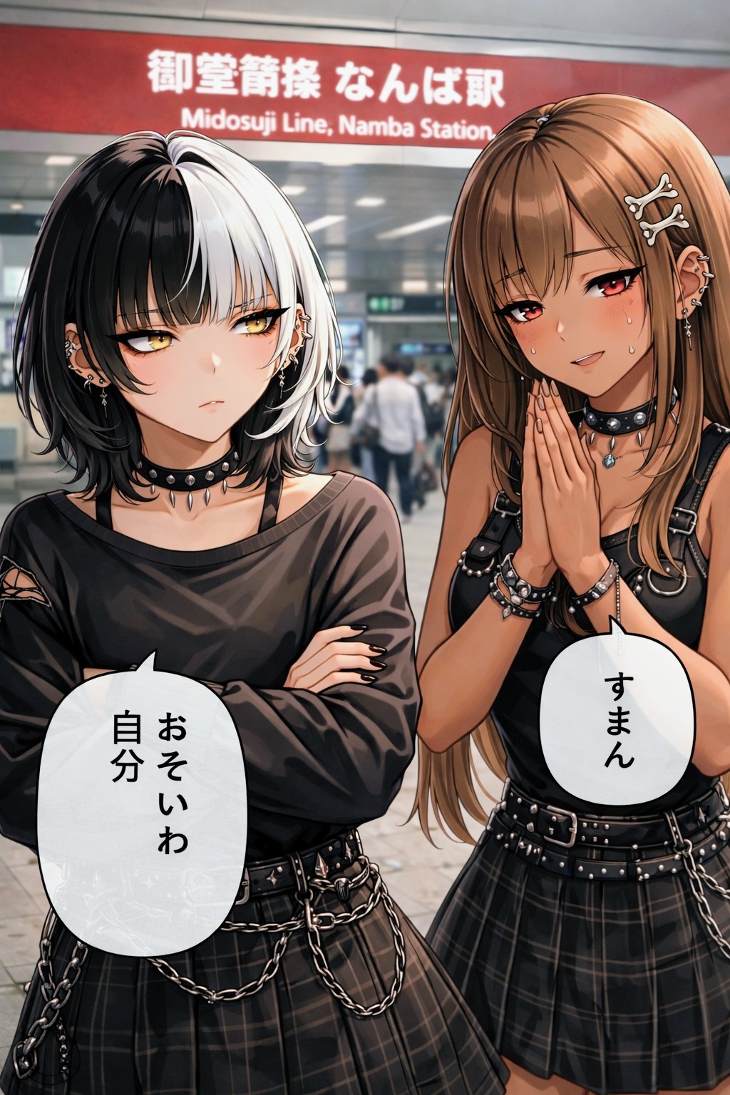 ハイトーンヘアお姉やん03 | の人気AIイラスト・グラビア