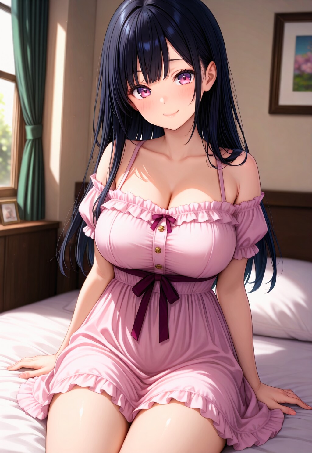 469（ピンクのオフショルワンピ）