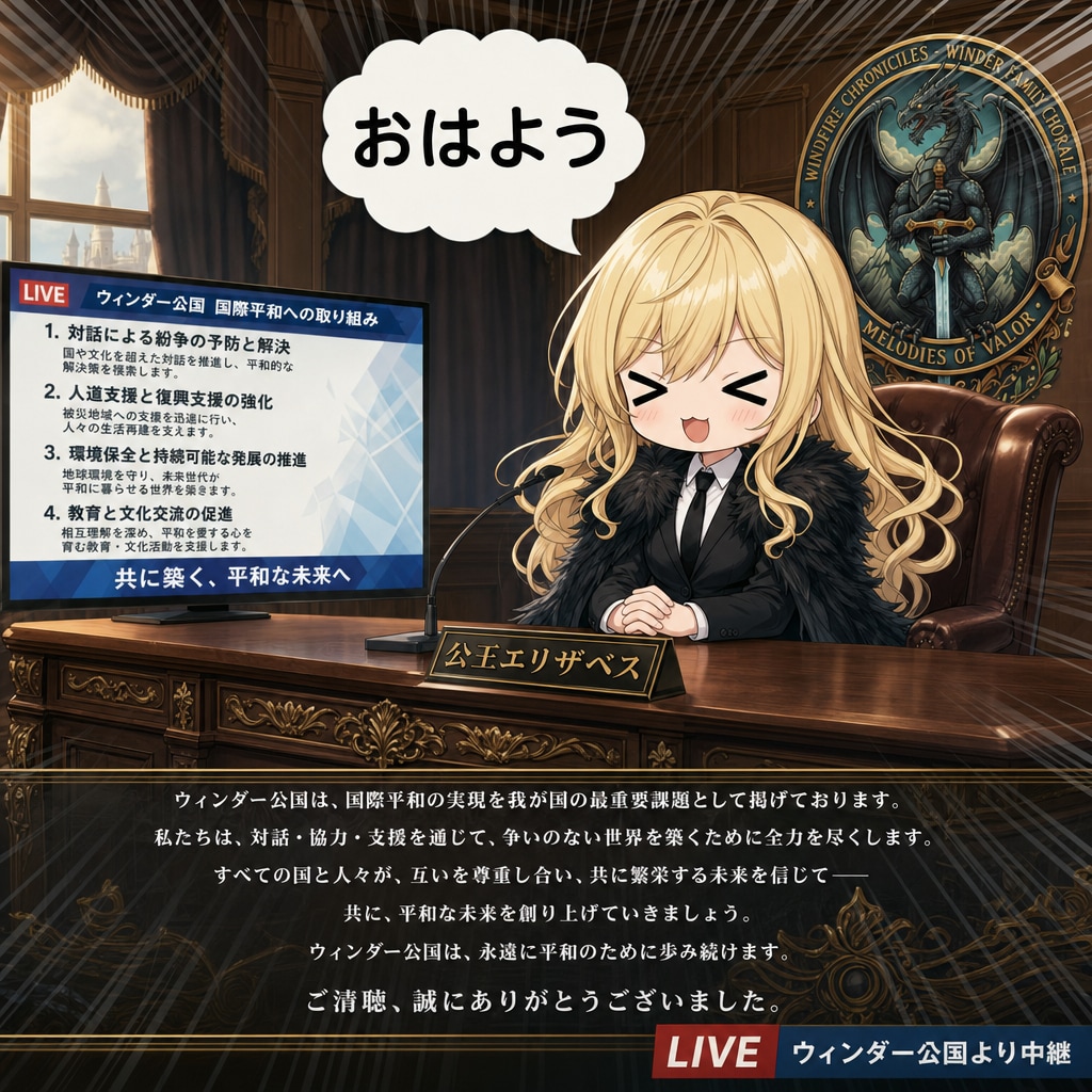 国際平和とエリザベス | の人気AIイラスト・グラビア