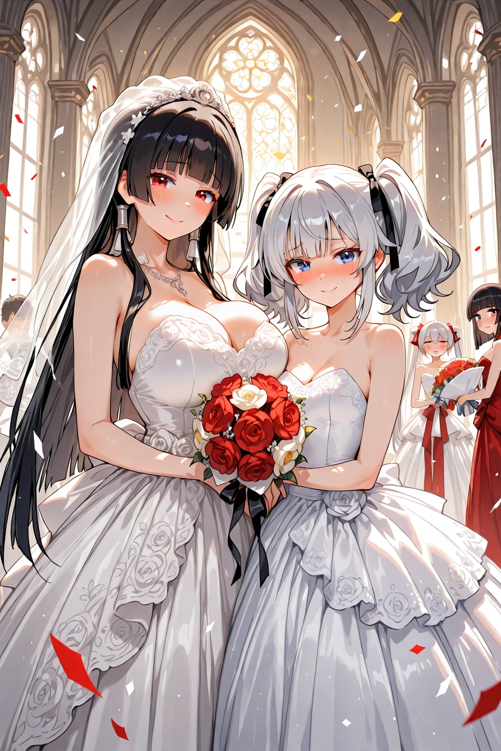 2人の花嫁姉妹