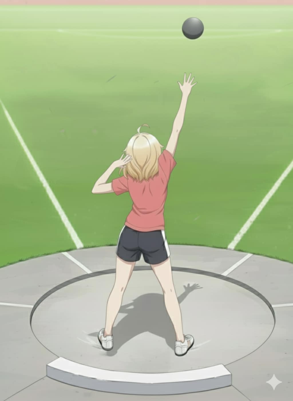 砲丸投げに挑戦