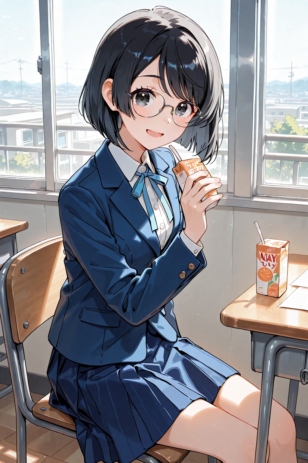 眼鏡×公立ダサ制服女子１３