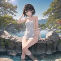 初日の出を見た後はやっぱり温泉 2枚目