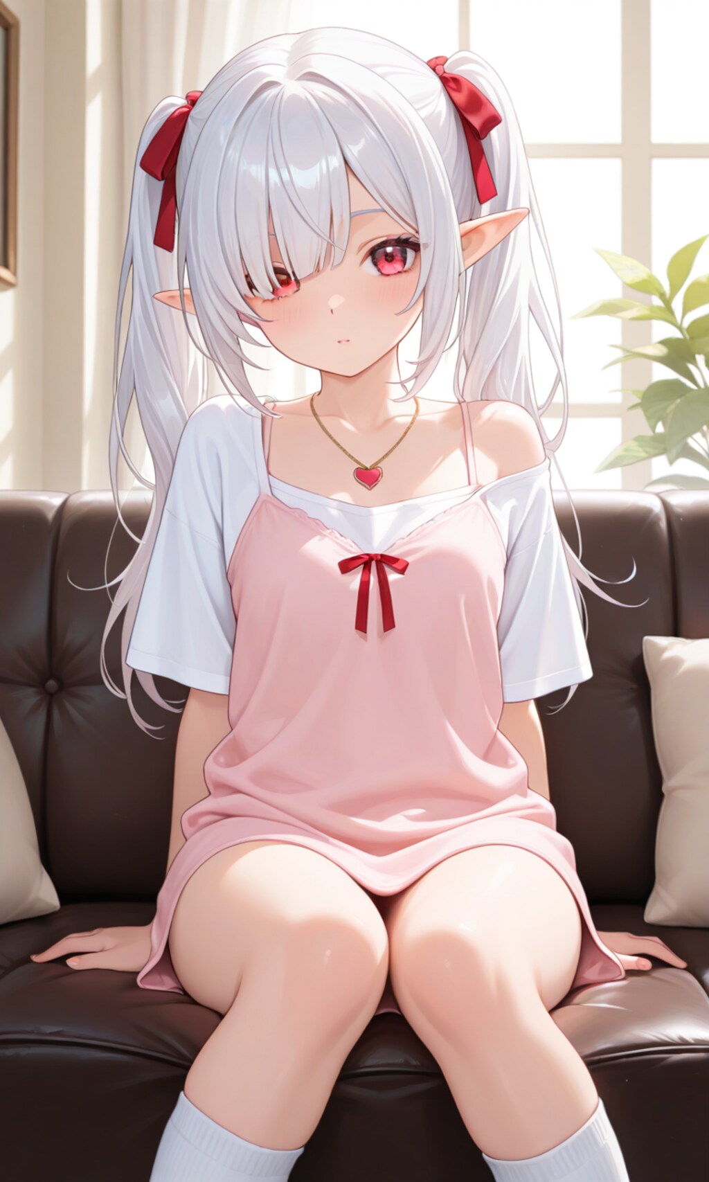 部屋着のシロネさん