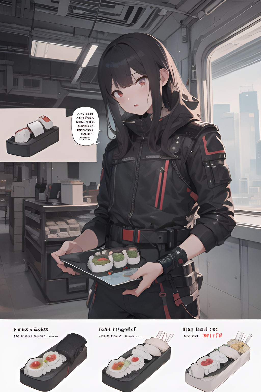 ランチのおねえさん