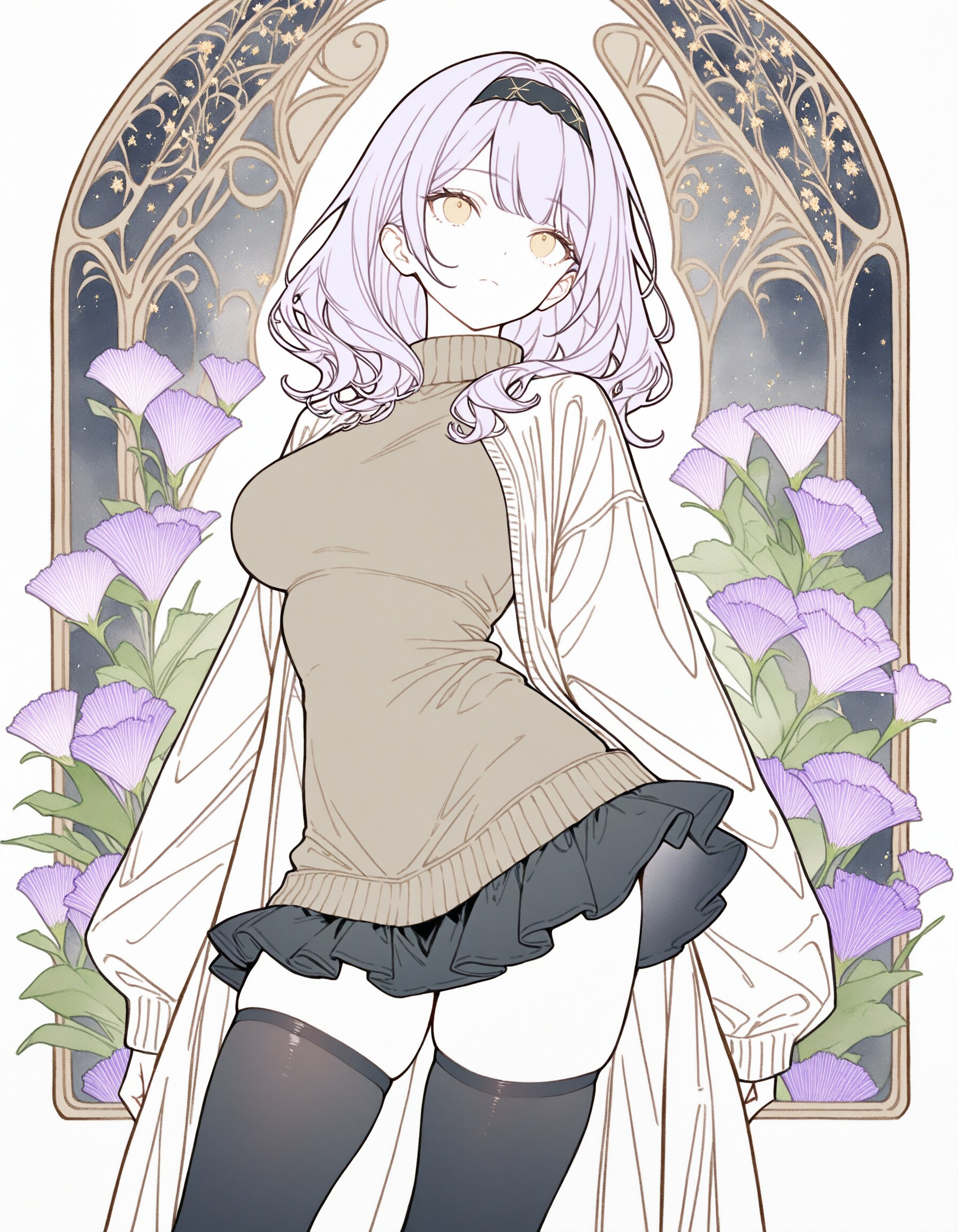 アールヌーヴォー風姉さんXL | の人気AIイラスト・グラビア