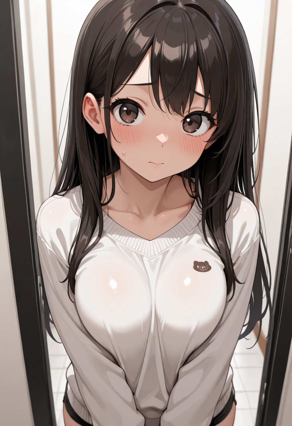 部屋着の君とふたりきり