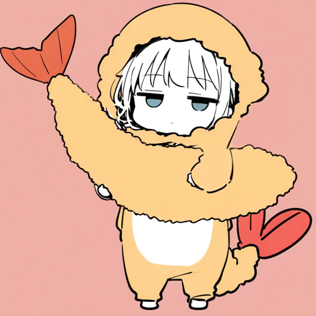 仕事でエビフライのキグルミを着せられた時