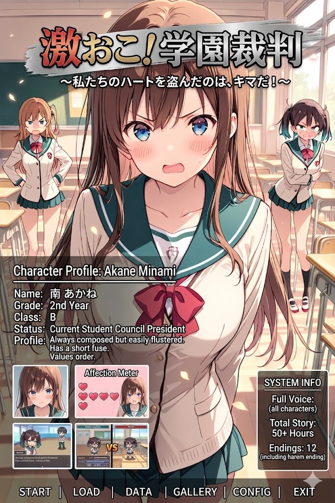 架空ゲーム　激おこ！学園裁判