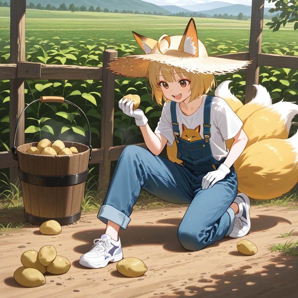 8/4　北海道ばれいしょの日 | の人気AIイラスト・グラビア