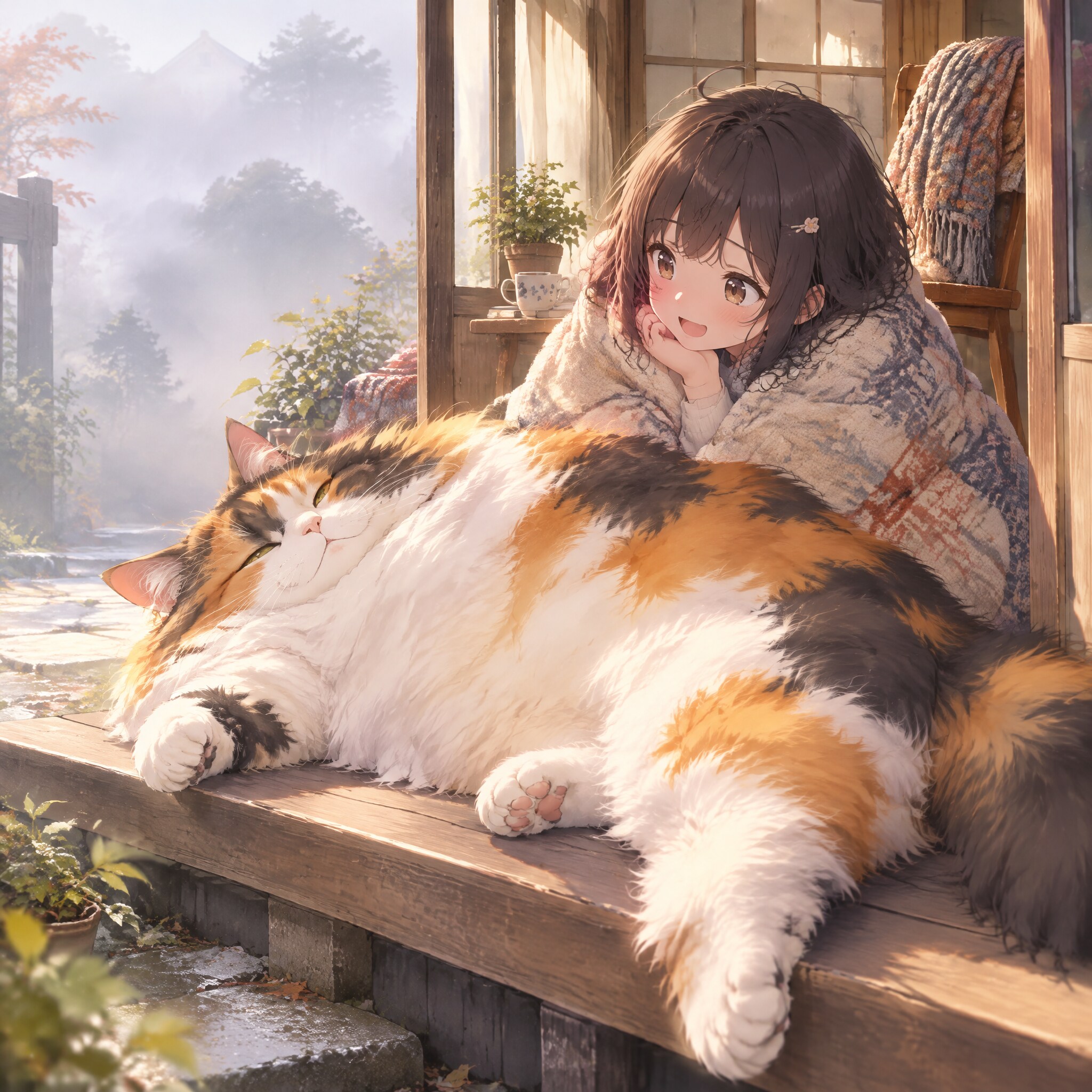 おはよう三毛殿（１５５）GPTimages2.5 | の人気AIイラスト・グラビア