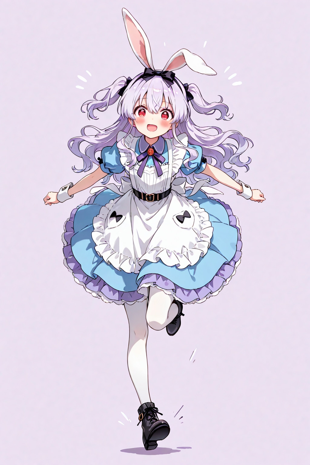 ウサ耳のパープルちゃん