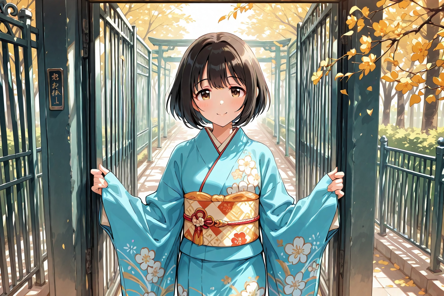 着物を着て入学式です | の人気AIイラスト・グラビア