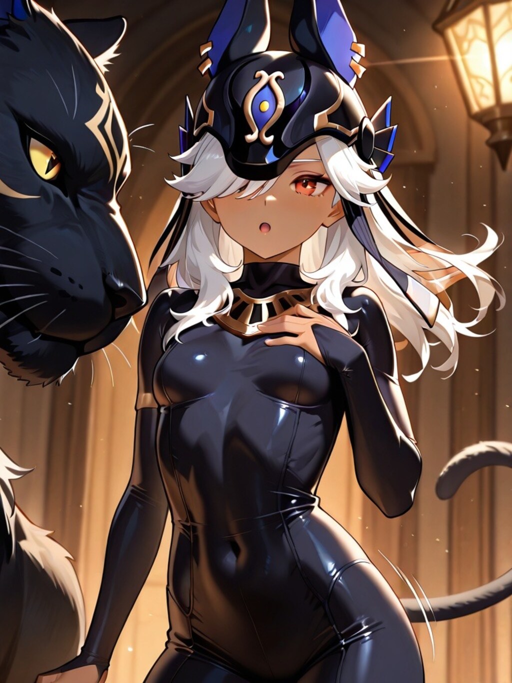 また女体化したセノきゅん。速攻でパンサーと❤️