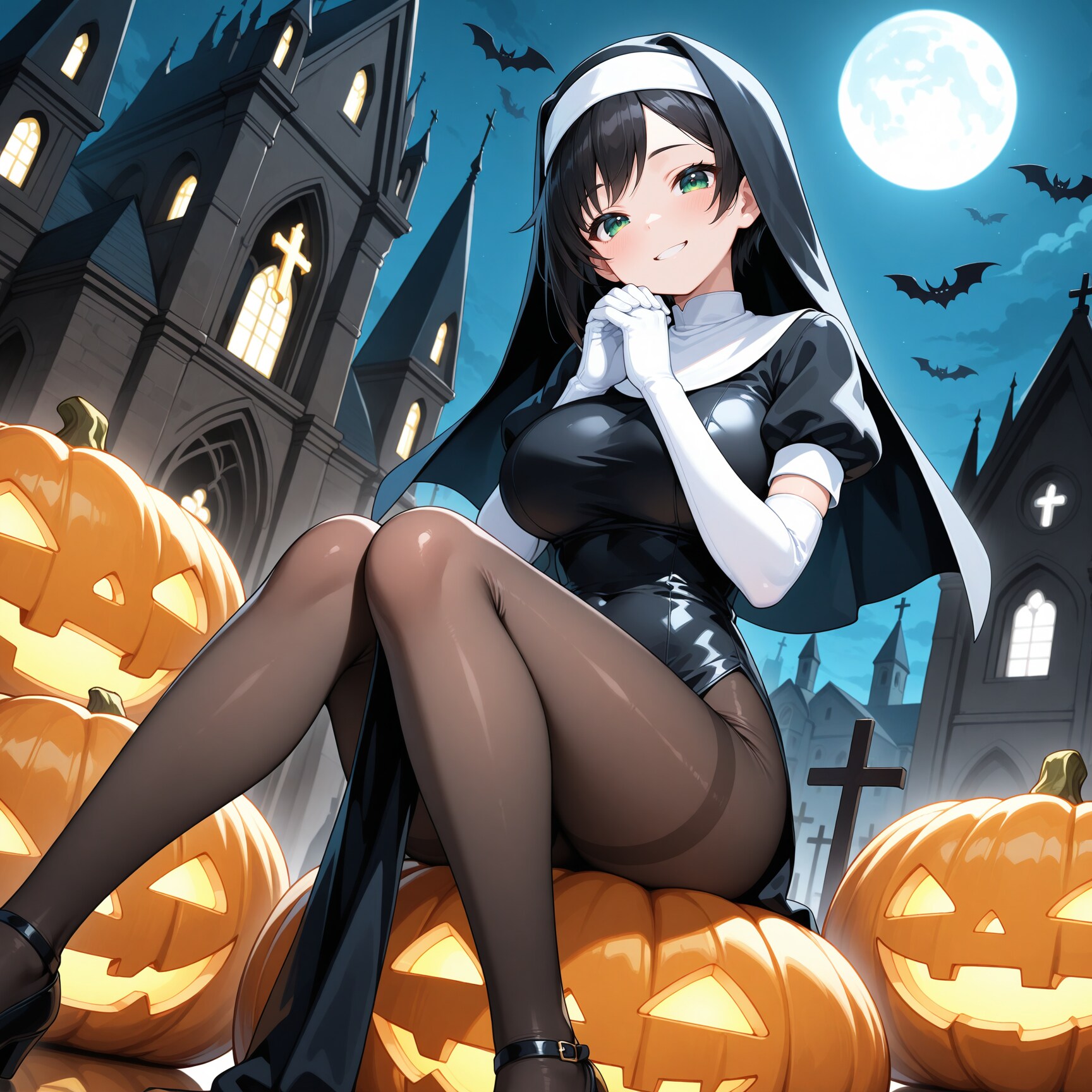 ハロウィン修道女