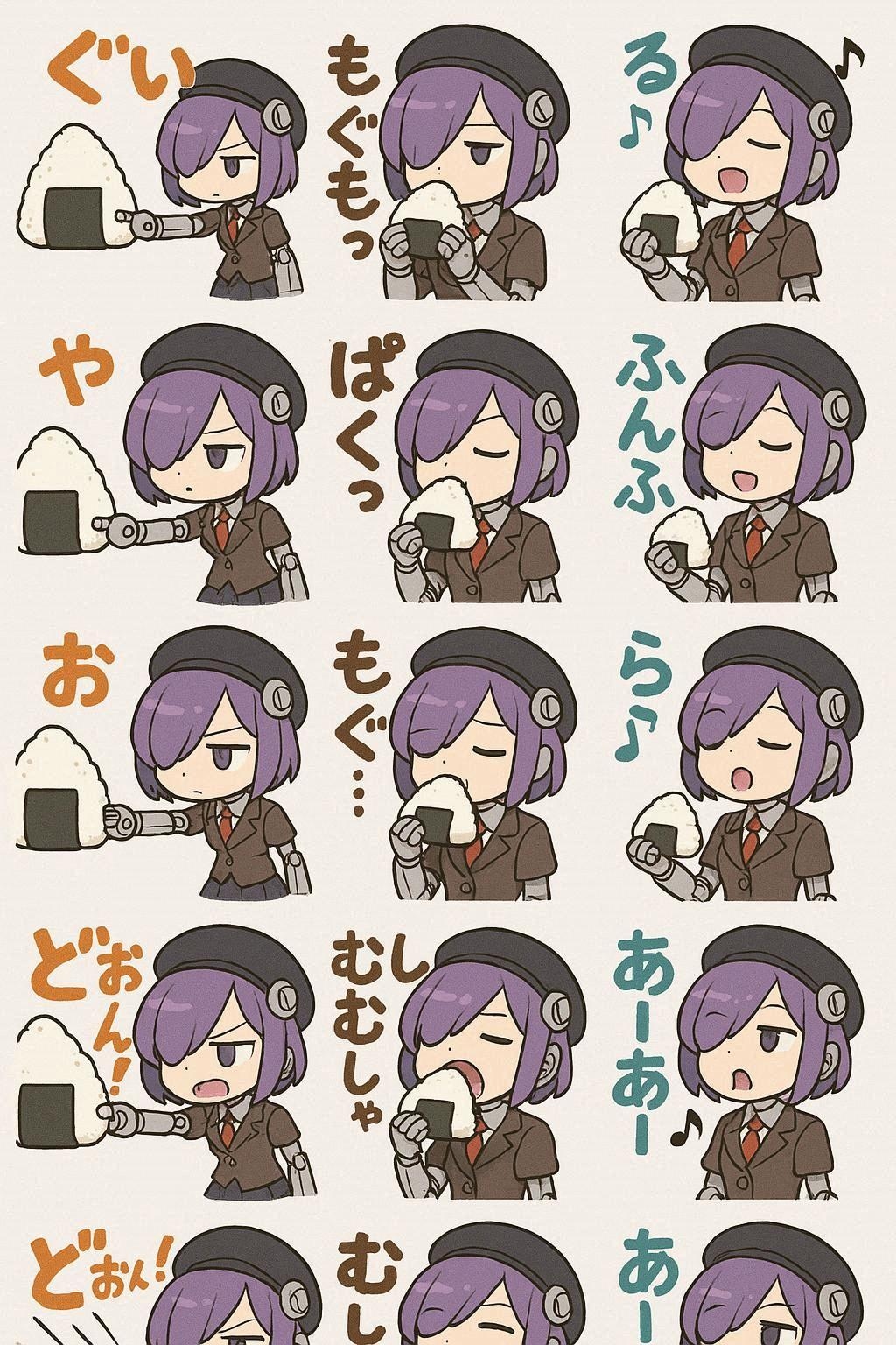 アイコンの子のスタンプ