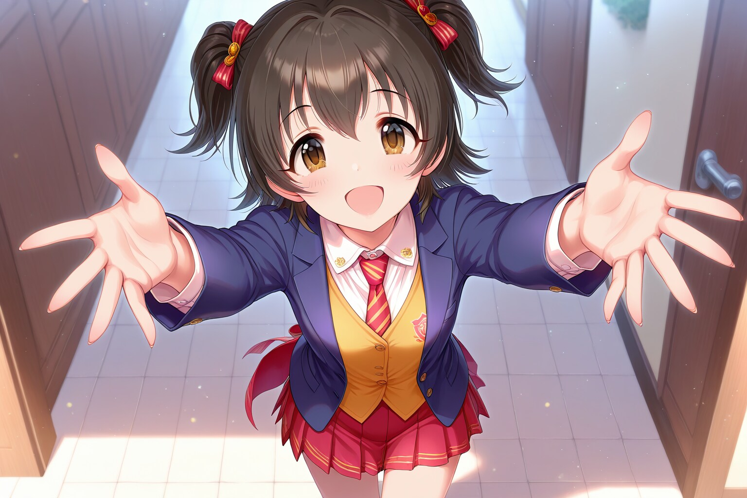 高校生になったよ、プロデューサー！　抱き付こうとしないでください、赤城さん！？ | の人気AIイラスト・グラビア