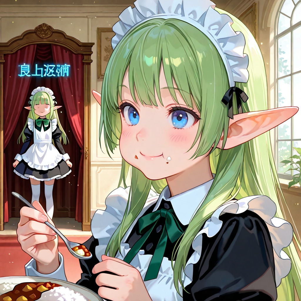 うちの子をLILY生成で顔面どアップしてみた ～ラルム・ヴェルトフォレの場合～