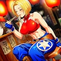 うどん食べる私服コスプレボブカット人妻 7枚目
