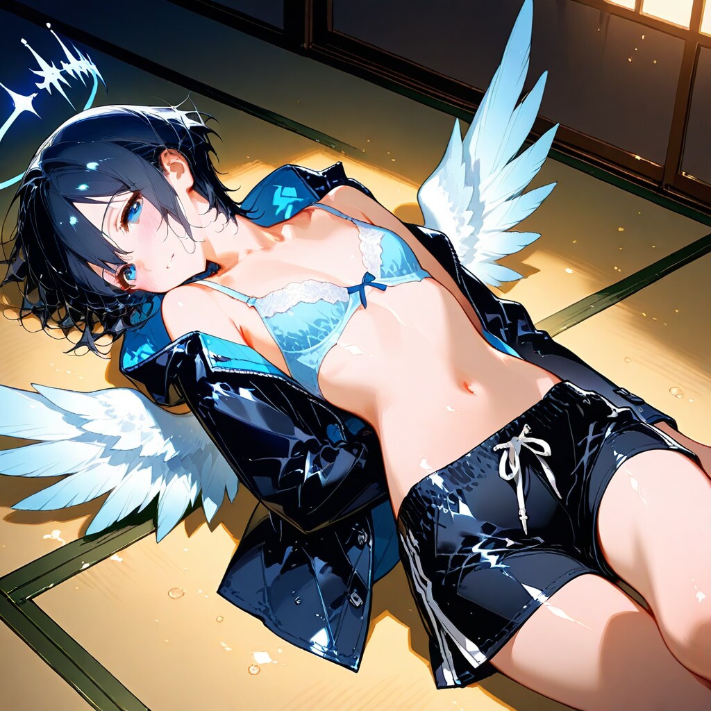 レインコートの下は…