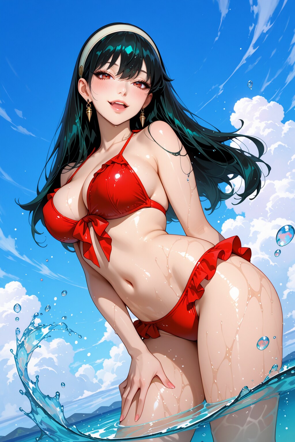 【SPY×FAMILY】ヨル・フォージャー・真夏のビーチサイド ☀️🏖️