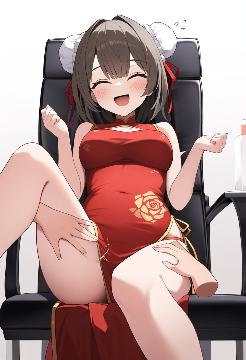 「こんなに太もも出しちゃって！くすぐっちゃうからね！」「あははははは、やめるアルよ♪」