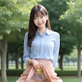 普段真面目な彼女にスカートめくりをお願いしたら 6枚目