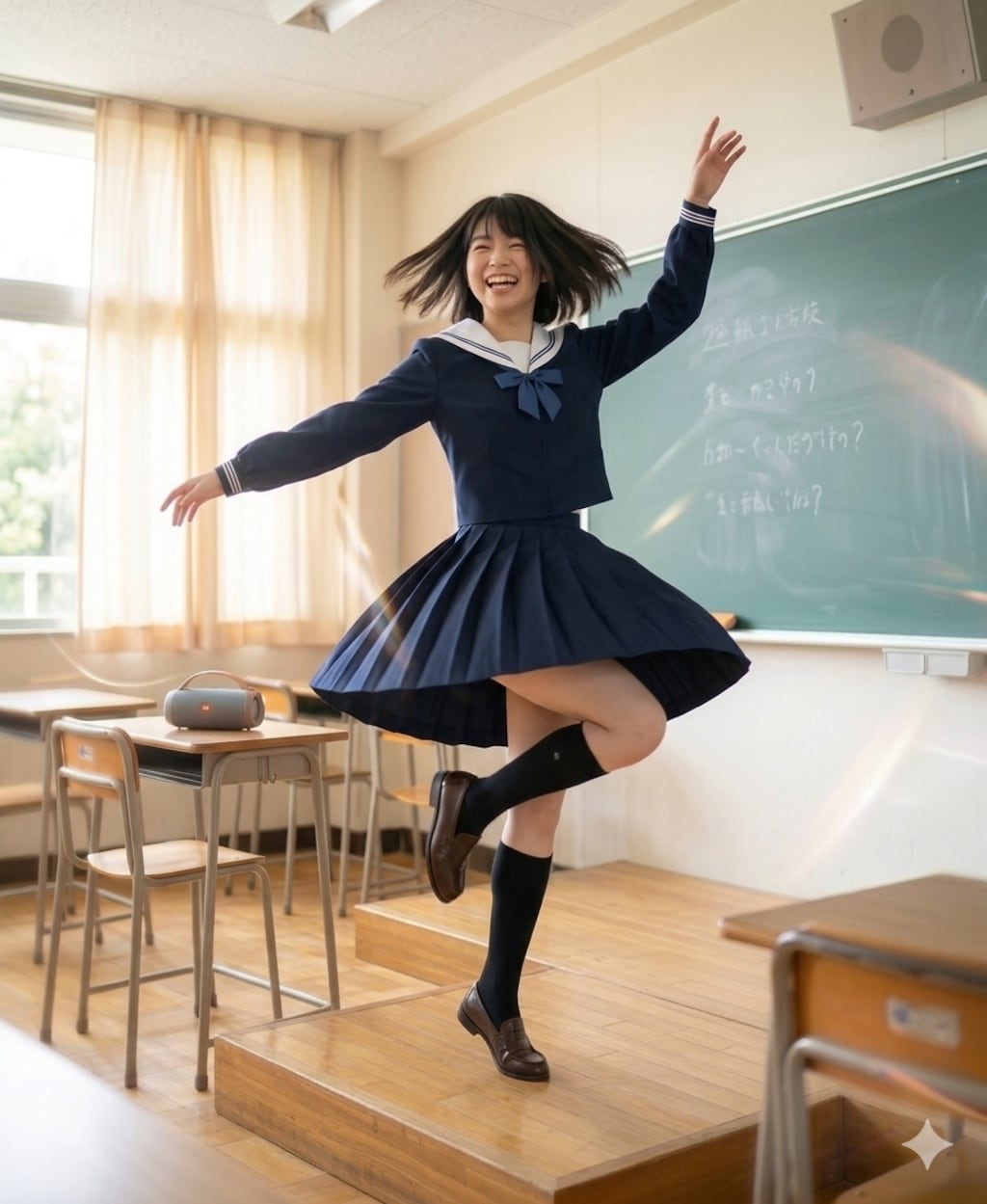 放課後の教室がダンスフロアに！？JKの無邪気すぎる“限界突破”ダンスに全校生徒が恋をした！！ダンスの後はちょっぴり休憩…♡このギャップに全男が落ちる！！