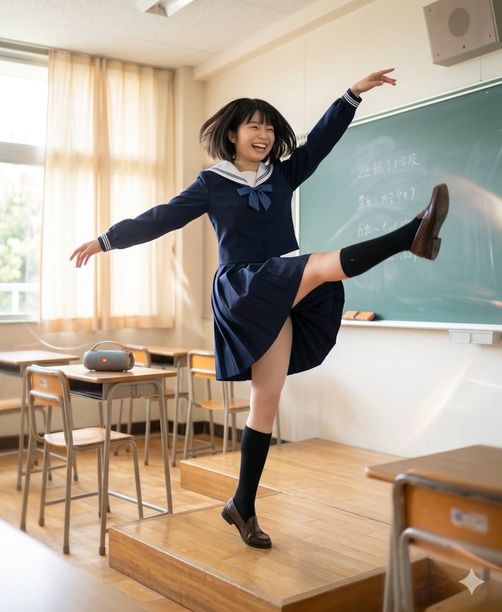 放課後の教室がダンスフロアに！？JKの無邪気すぎる“限界突破”ダンスに全校生徒が恋をした！！ダンスの後はちょっぴり休憩…♡このギャップに全男が落ちる！！