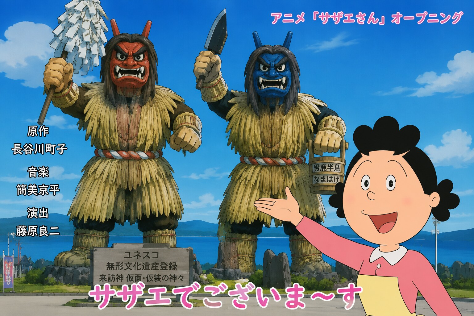 サザエでございま～す。