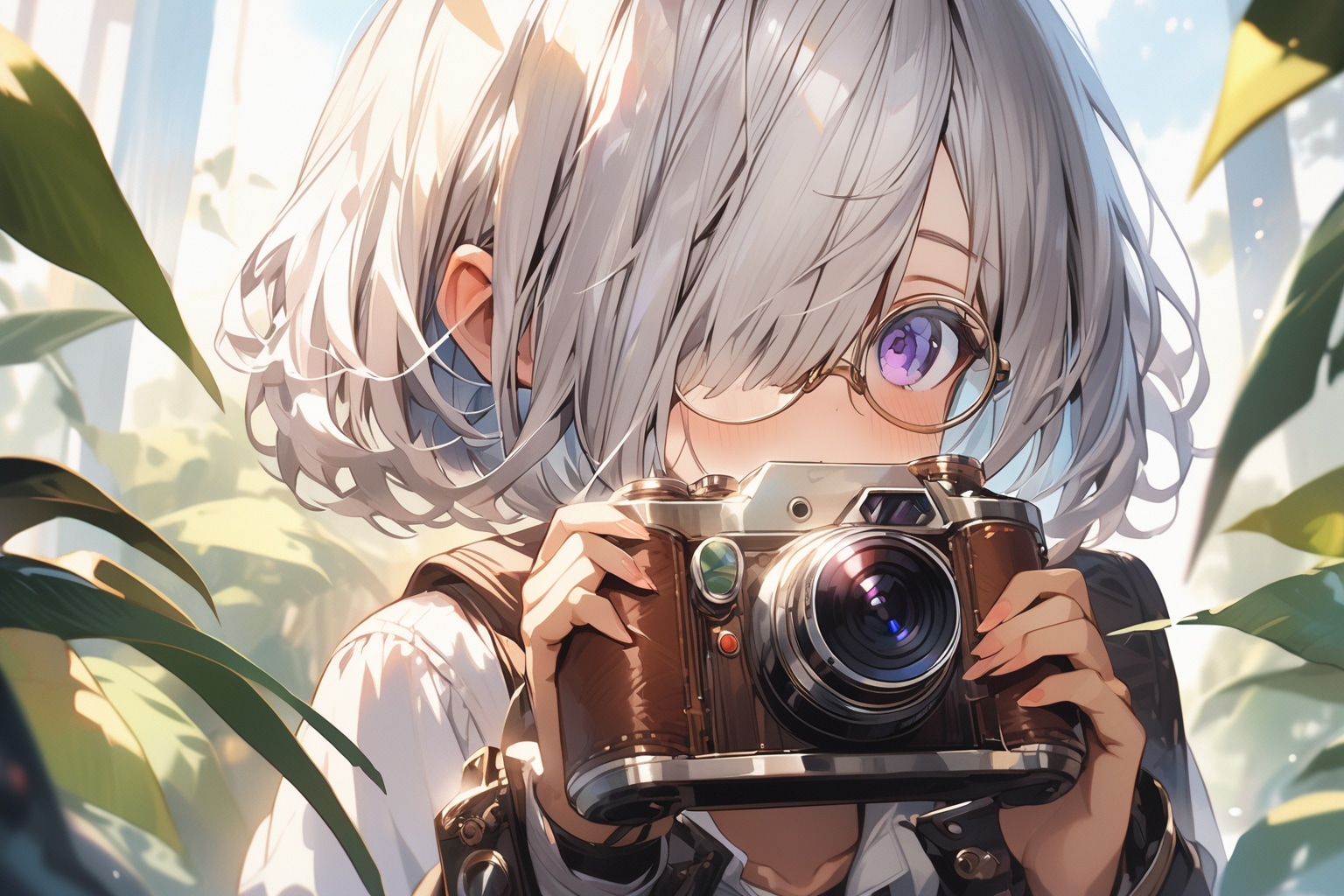 えっ？私を撮るの？ | の人気AIイラスト・グラビア