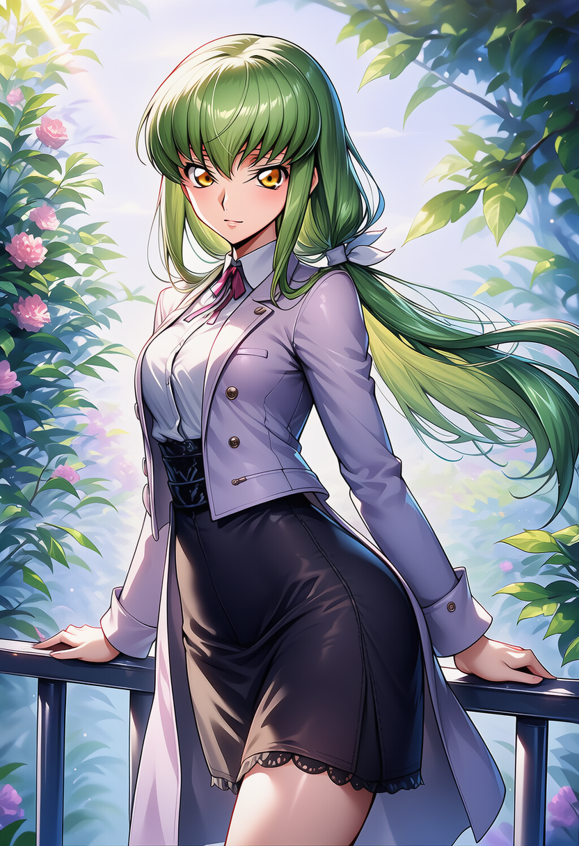 緑縁の静触 ― Green Edge | の人気AIイラスト・グラビア