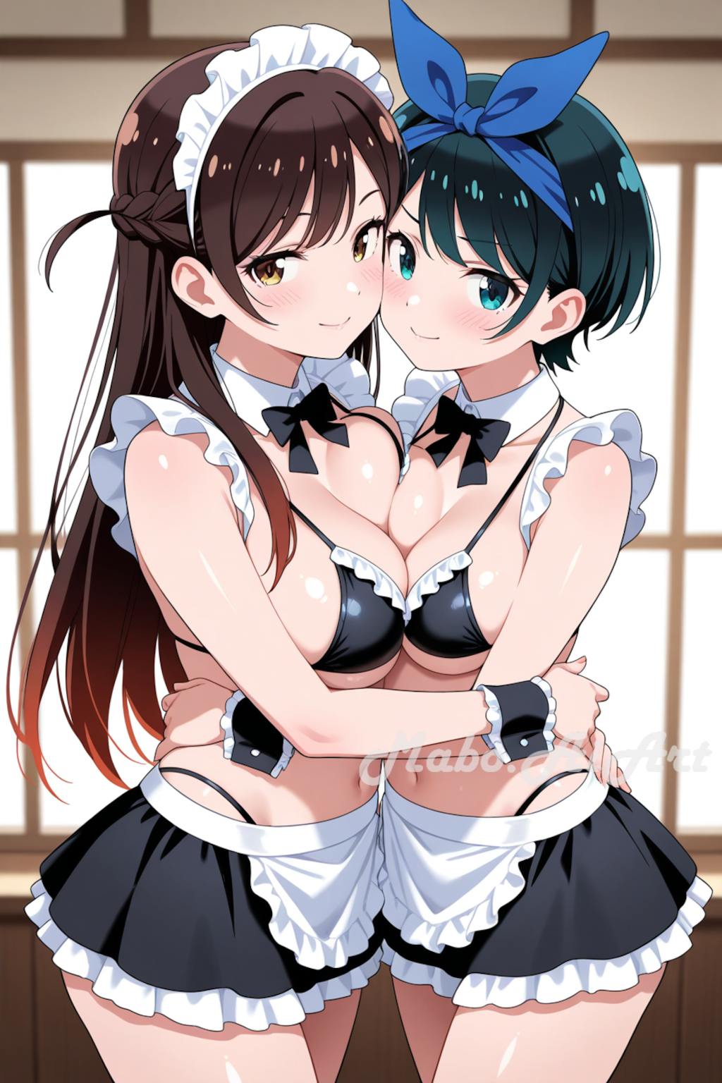 水原千鶴＆更科瑠夏