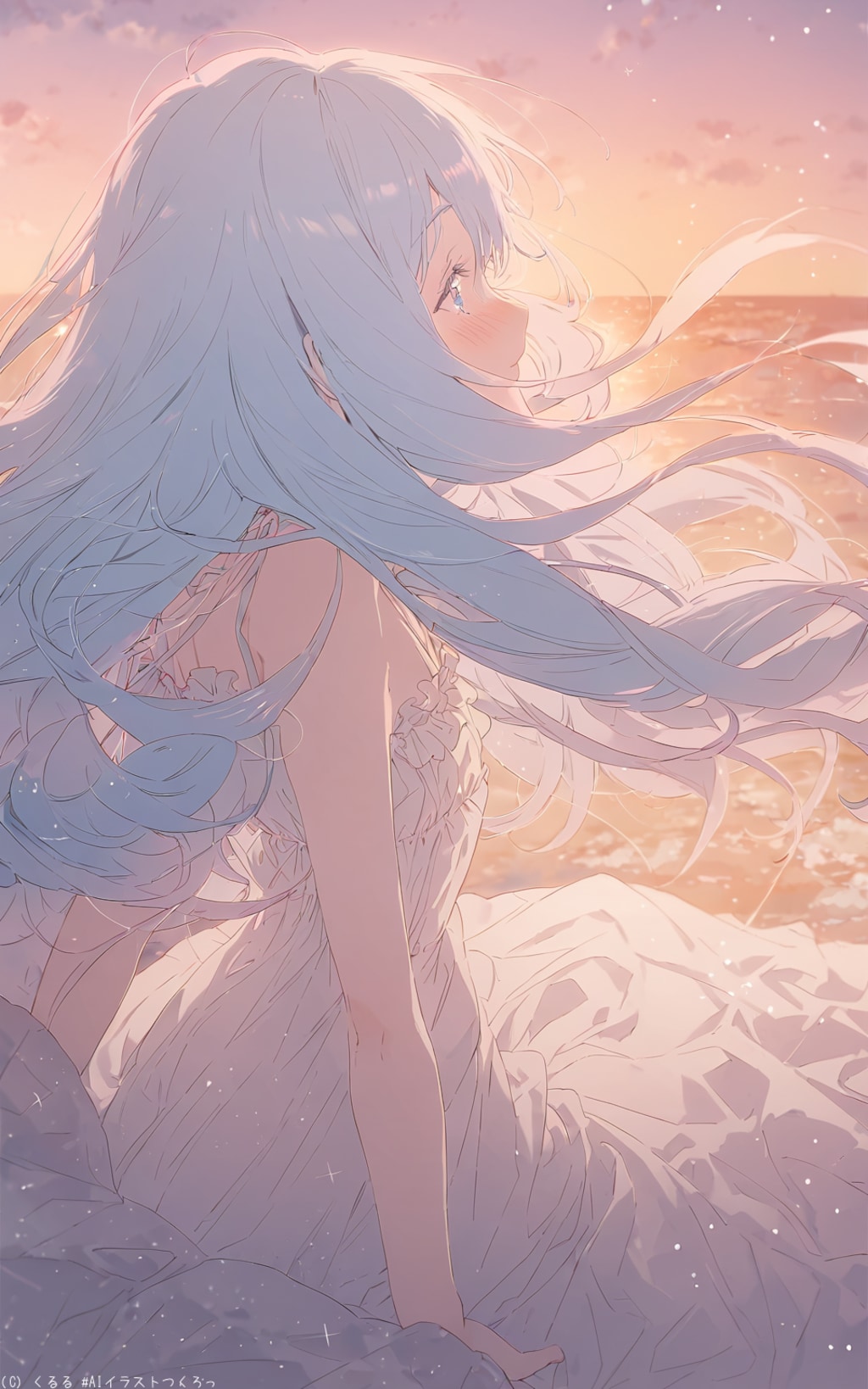 R18過去作品『裸ソックス』を温かみのある少女マンガテイストのイラストへと変化させます❗️ラスト