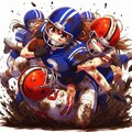 🏈泥まみれの女子アメフト 129 7枚目