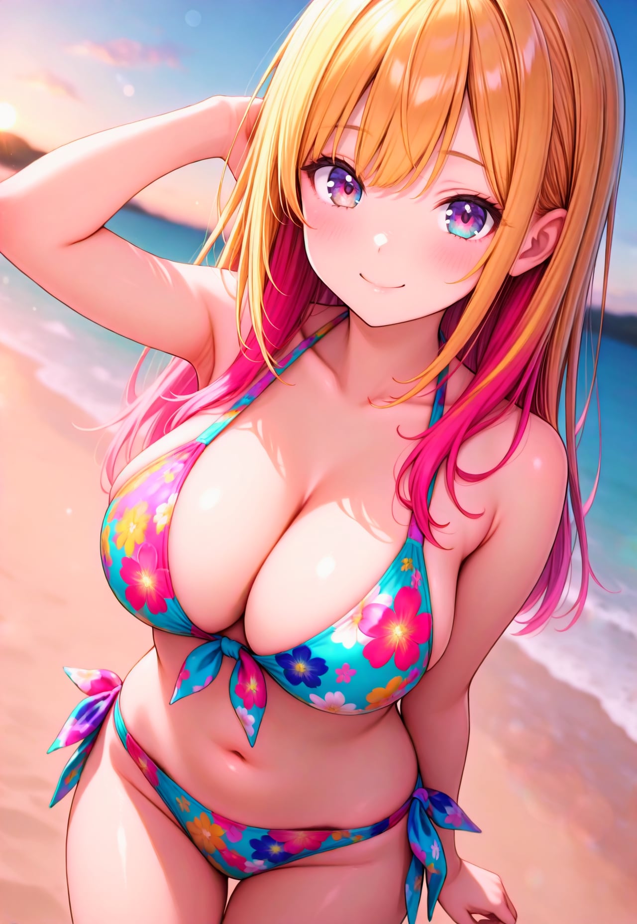 305（花柄ビキニ）