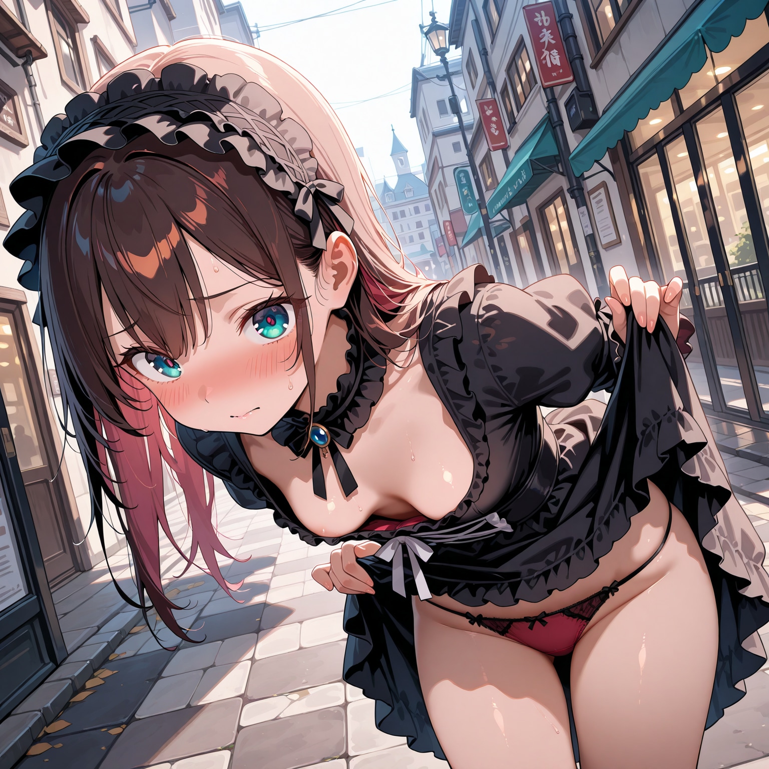 ゴスロリちゃんが誘惑してくる