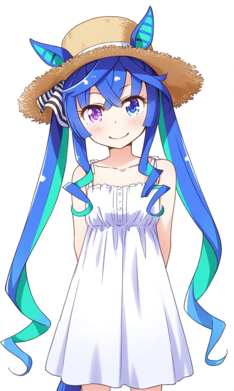 ツインターボ 麦わら帽子とワンピース | の人気AIイラスト・グラビア
