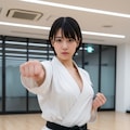 空手女子 2枚目
