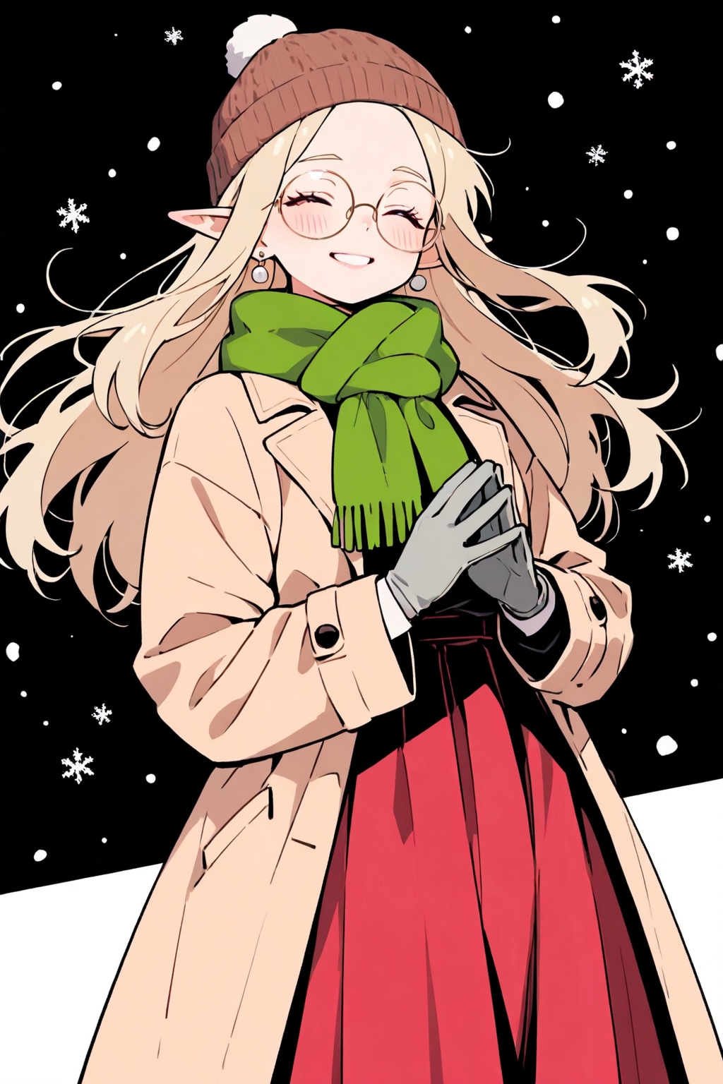 大晦日の夜のエルフさん