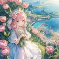 チューリップと少女 3枚目