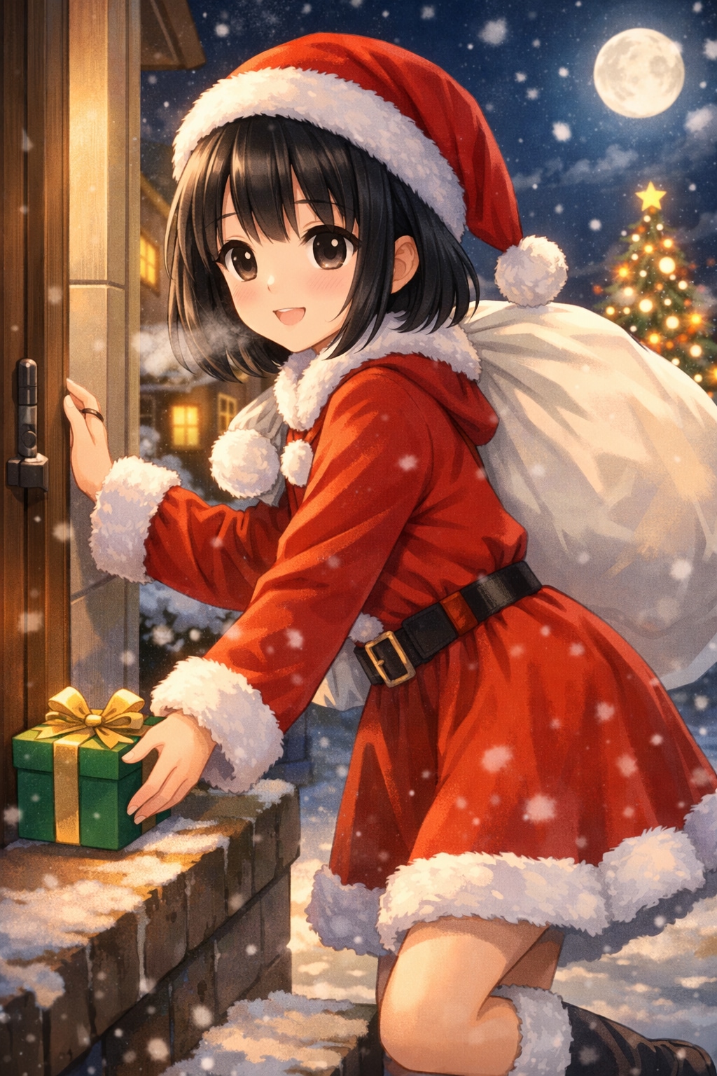 サンタクロースの女の子