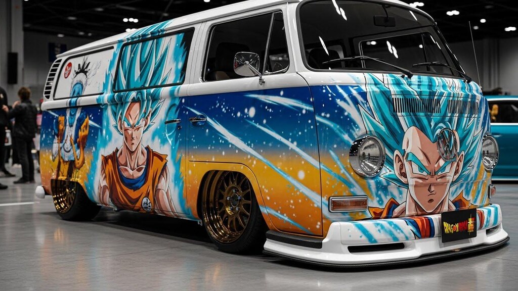 フォルクスワーゲンバスドラゴンボール痛車