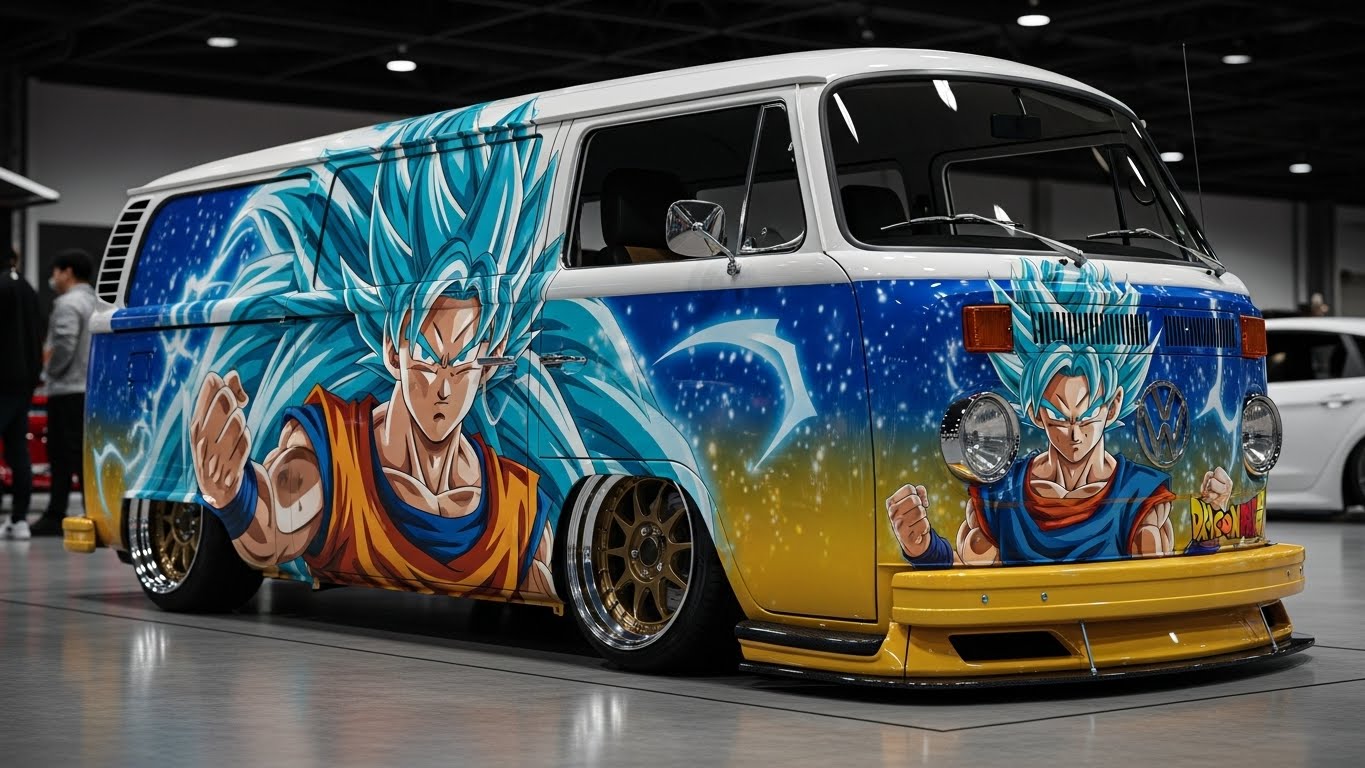 フォルクスワーゲンバスドラゴンボール痛車 | の人気AIイラスト・グラビア