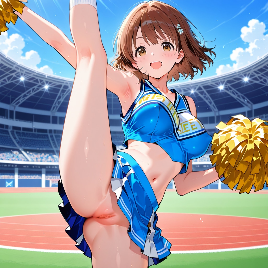 相原由菜のチアリーディング
